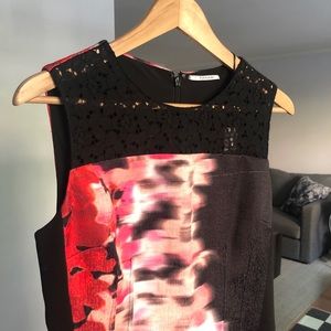 NWT Tahari Black and Bright sheath dress
